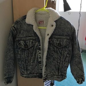 Vintage Levi's lined denim jacket Sz M
