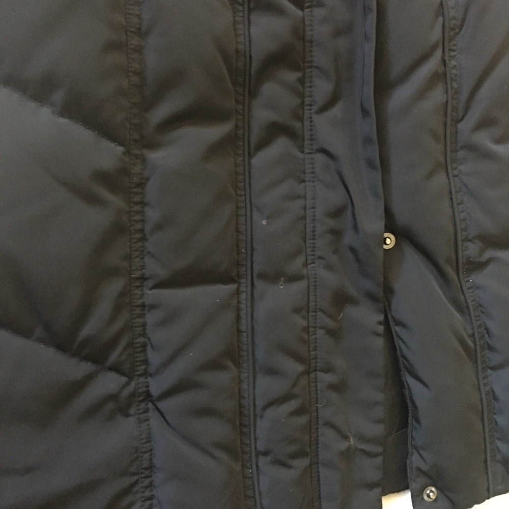 Long Black Down Calvin Klein Coat - Picture 4 of 7