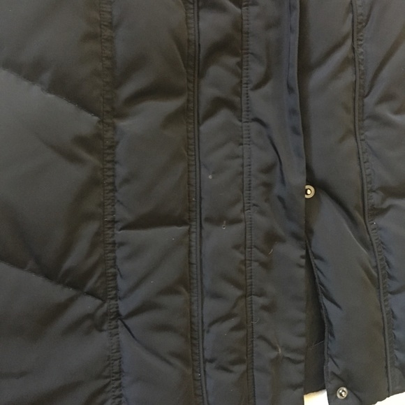 Long Black Down Calvin Klein Coat - Picture 4 of 7