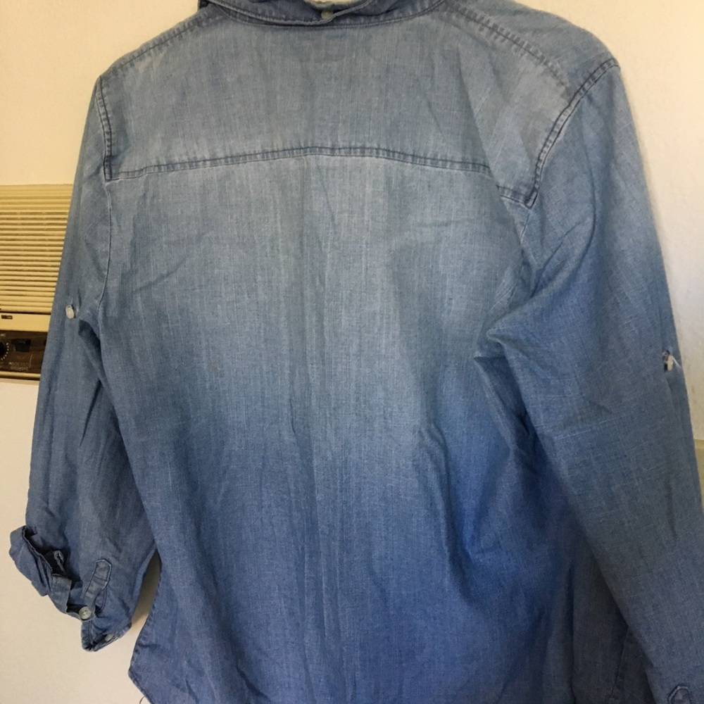 J Crew Chambray Button Down - image 3