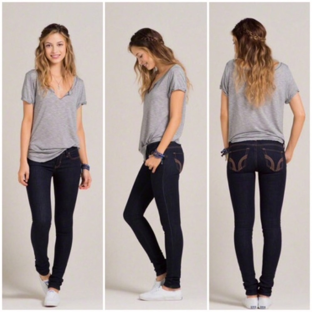 Size O SHORT super skinny Hollister jeans