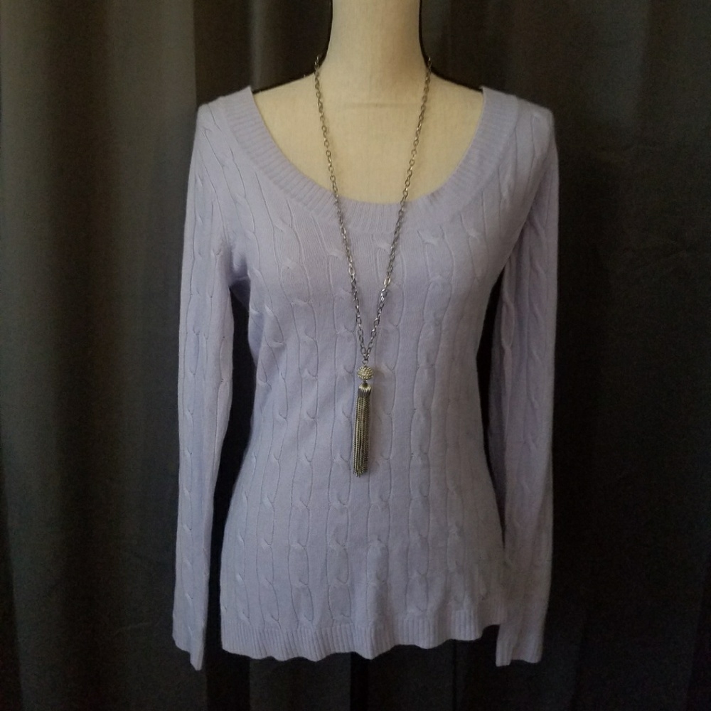 FOR SALE-Soft Cable knit cardigan sweater