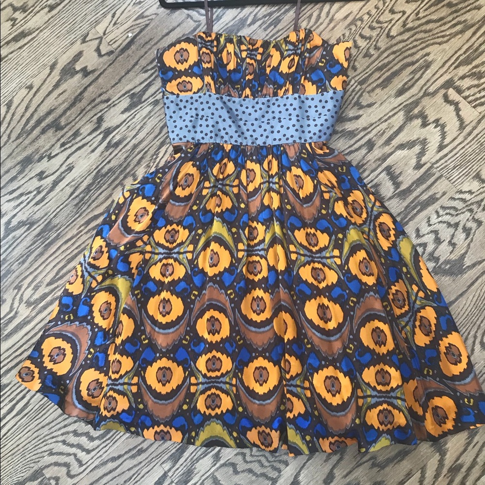 Plenty by TRACY Reese silk/strapless party dress