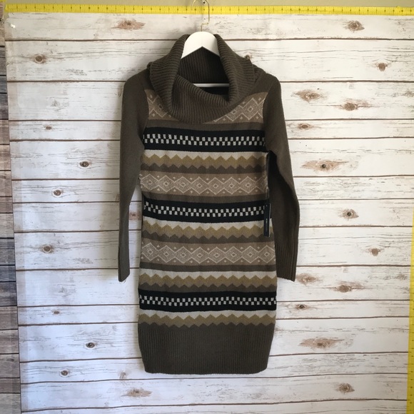 NWT BCBGMAXAZRIA Cowl Neck Sweater Dress - Picture 7 of 8