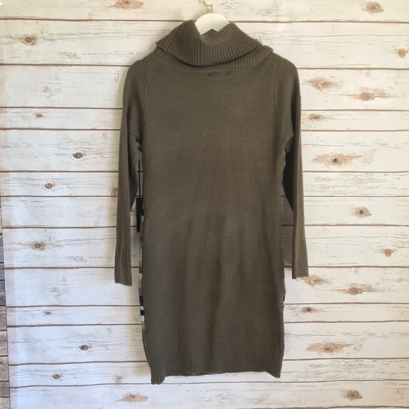 NWT BCBGMAXAZRIA Cowl Neck Sweater Dress - Picture 8 of 8