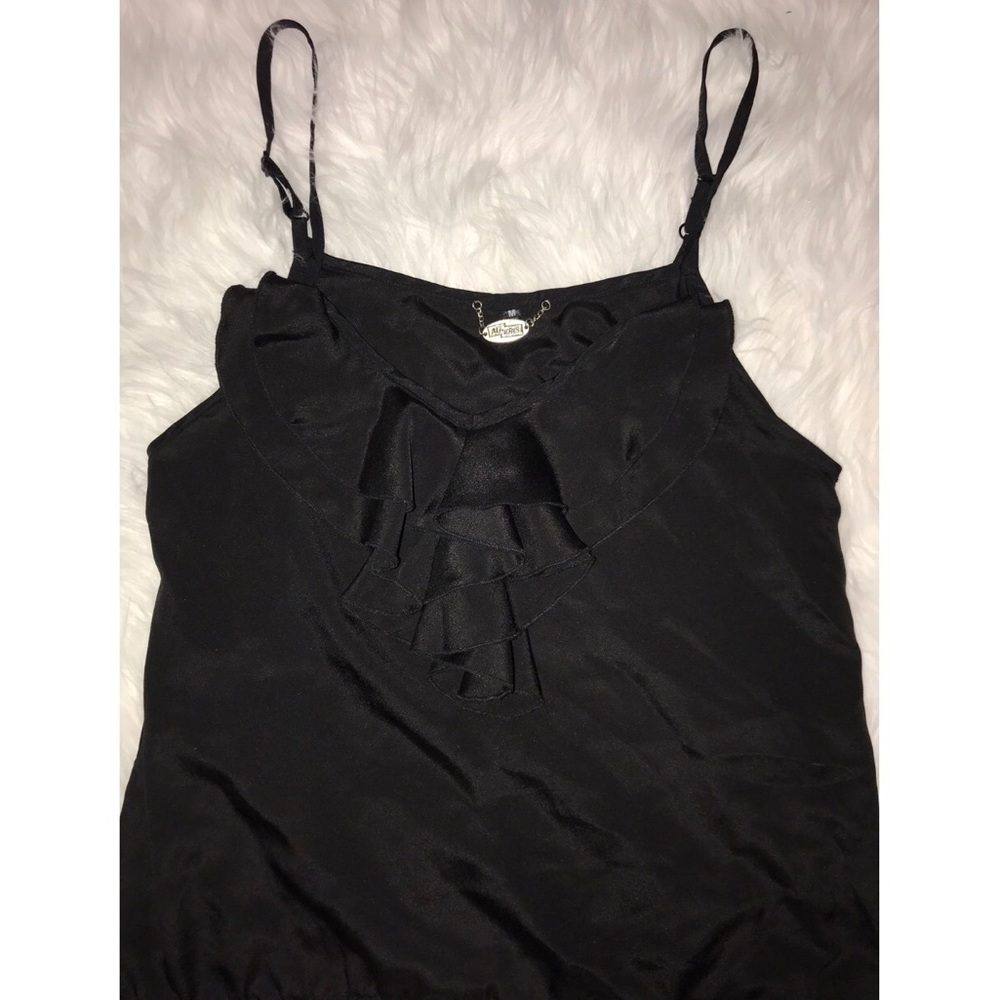 Black tank top