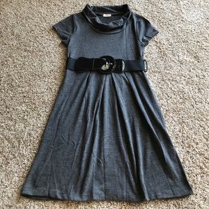 Grey Short Sleeve Dress (size s)