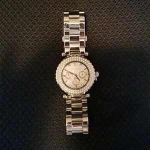 The Limited Ladies Watch Silver Rose Gold Diamond