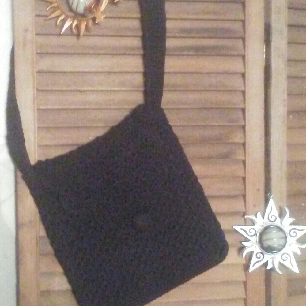 Handmade crochet crossbody
