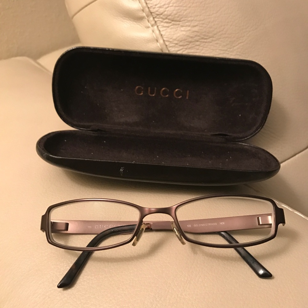 Authentic Gucci Metal Frame Glasses