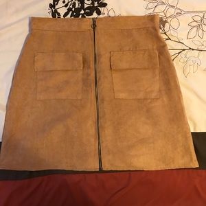 ATMOSPHERE caramel/brown skirt