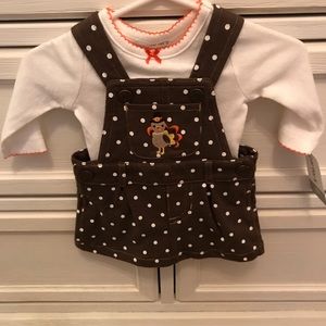 Carter’s turkey dress NWT