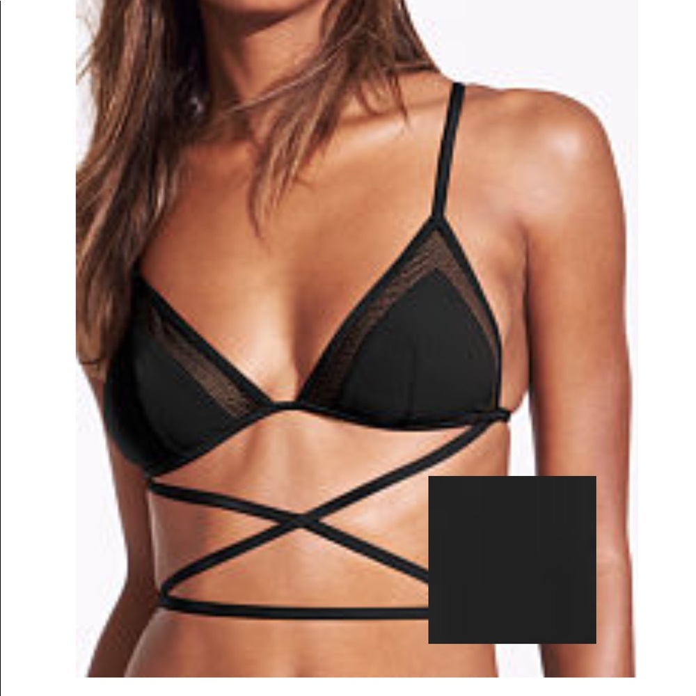 Victoria's Secret Crochet Lace Triangle Bralette