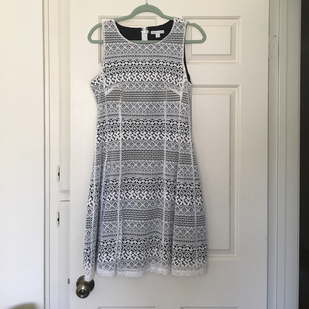 White Lace Skater Dress Size 6