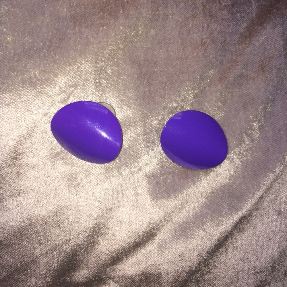 Vintage Purple Earrings