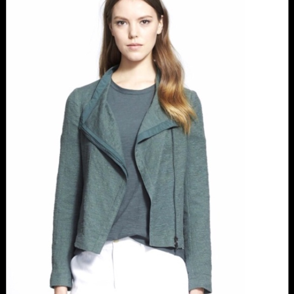 Vince Frise textured asymmetrical jacket - Picture 2 of 6