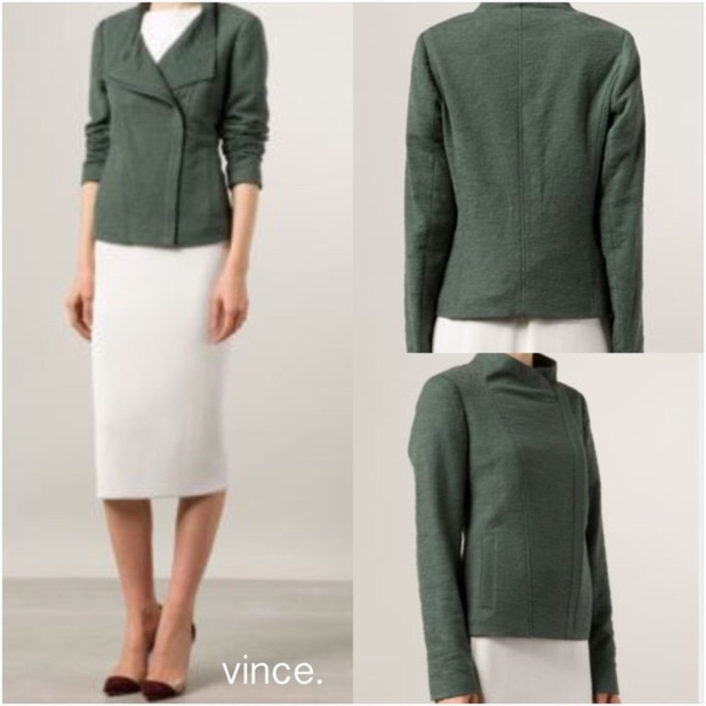 Vince Frise textured asymmetrical jacket - Picture 6 of 6