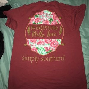 Simply Southern shirt worn and washed once