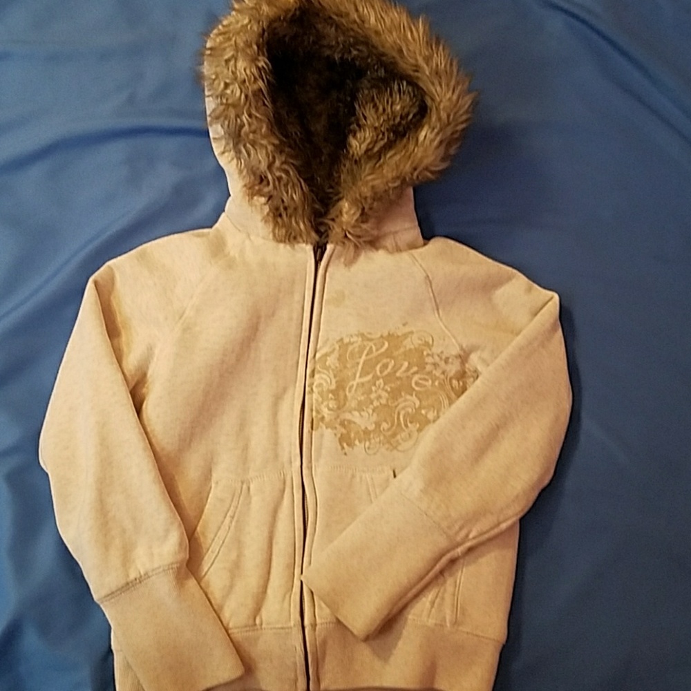 GIRL'S DESIGNER Hoodie with GYMNAST embroidered on