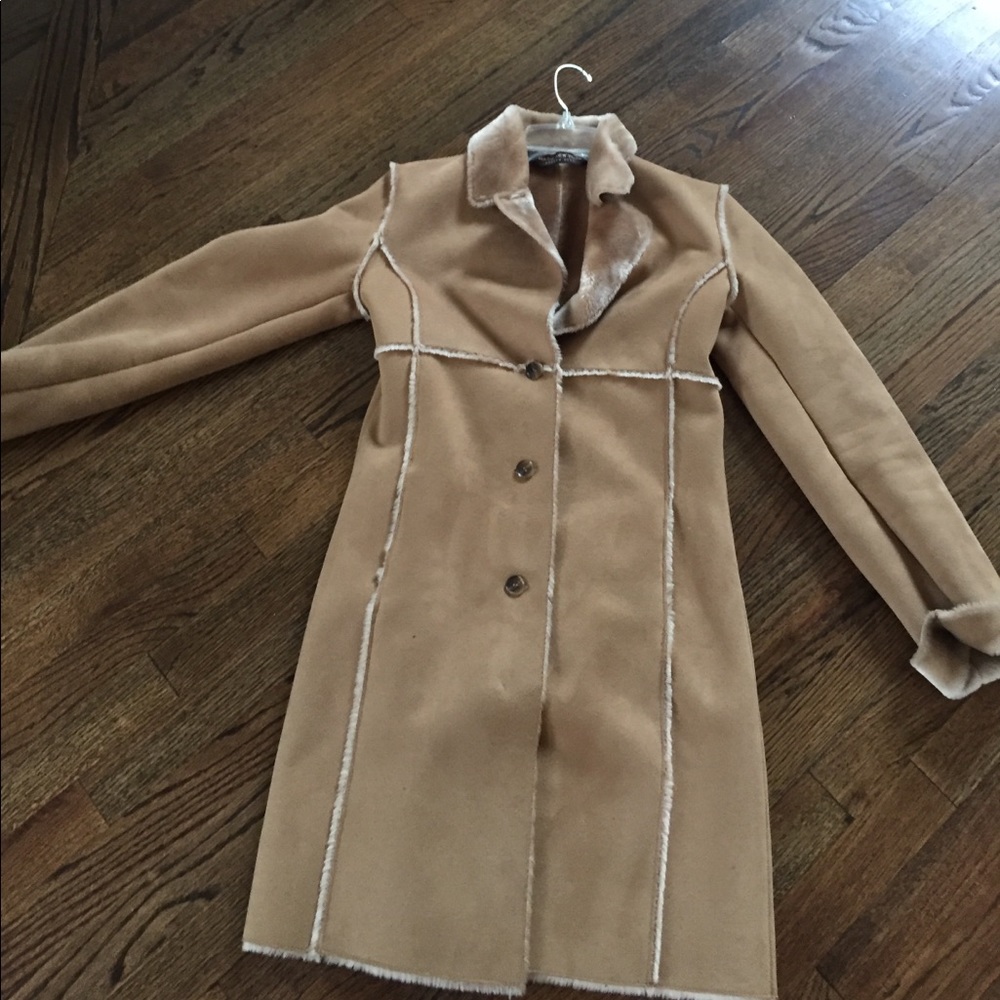 faux shearling coat