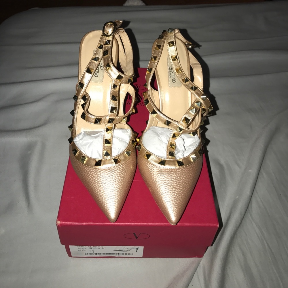 Studded heels