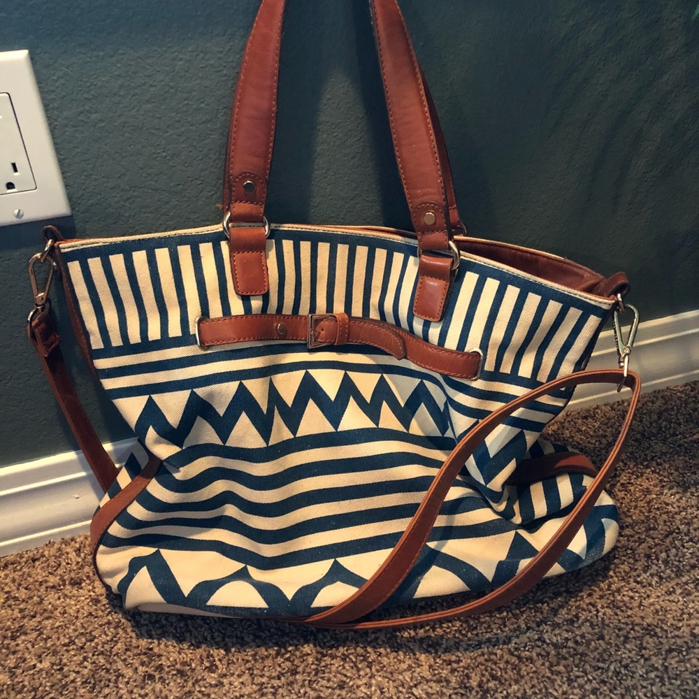 Striped Tote