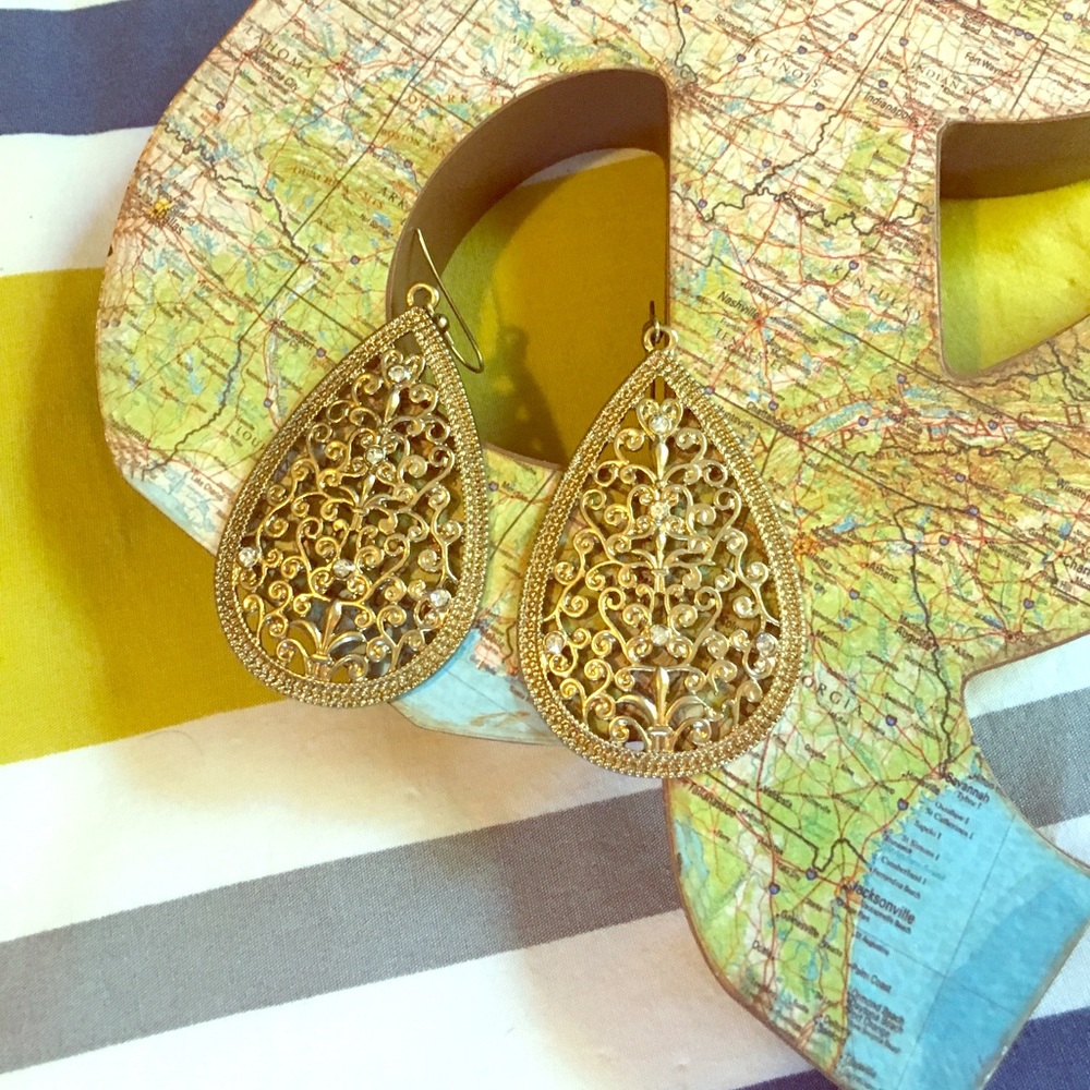 Gold bohemian earrings *FREE w/ sale*