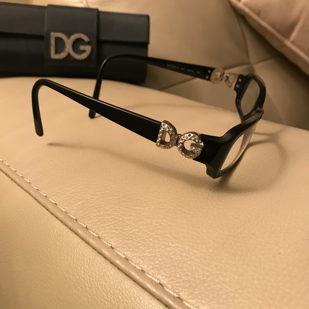 Auth. Dolce & Gabbana Plastic Frame Glasses