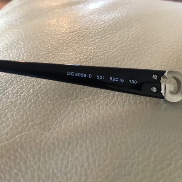 Auth. Dolce & Gabbana Plastic Frame Glasses