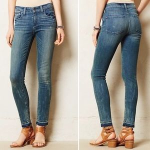 NWOT Pilcro Stet Ankle Fray Jeans