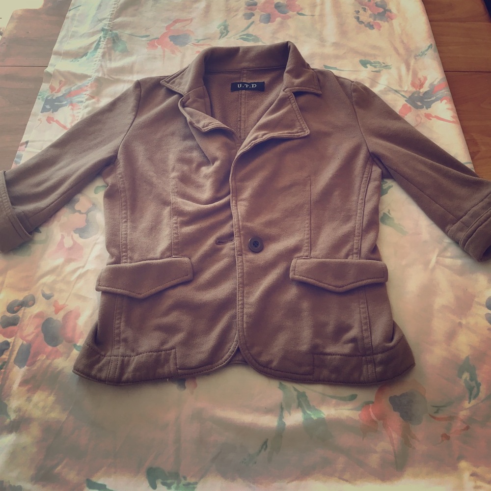 U.T.D brown jacket/blazer half sleeve