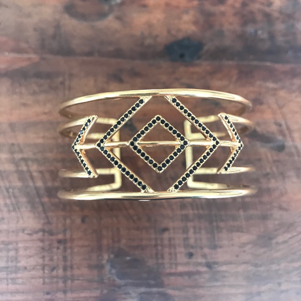 Stella & Dot pave Sphinx cuff