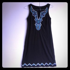 INC Medium Pima Cotton & Modal Embellished Dress