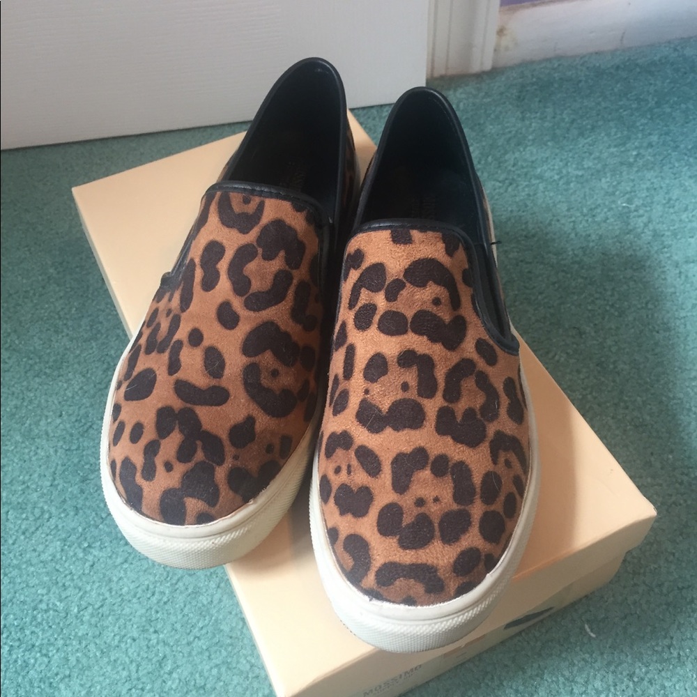 Cheetah Print Slip ons