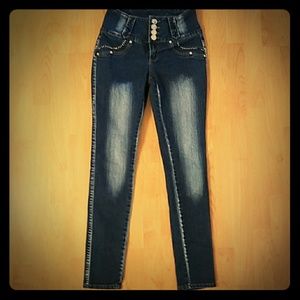GOGO ☆ STAR high-waisted skinny Jeans size 7