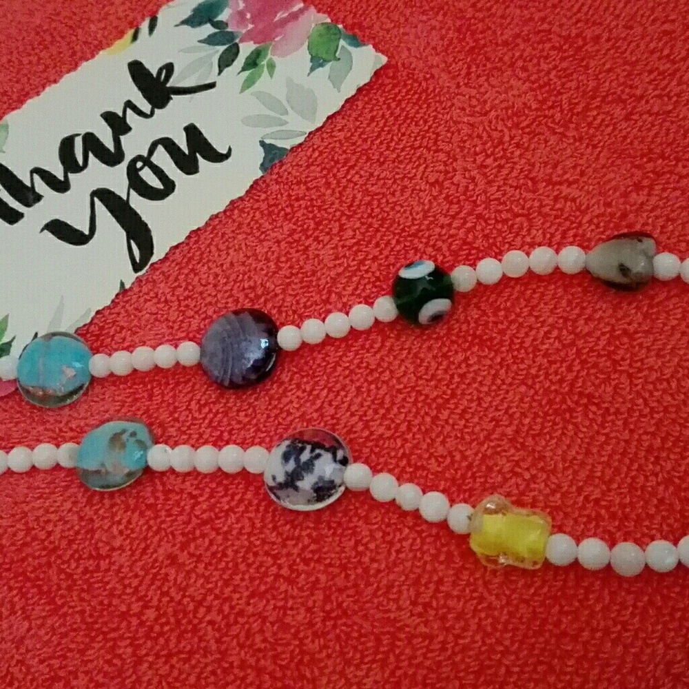 Necklace exclusive art Murano and nacar