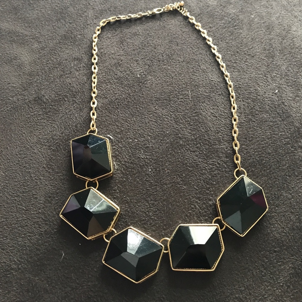 Black and gold necklace