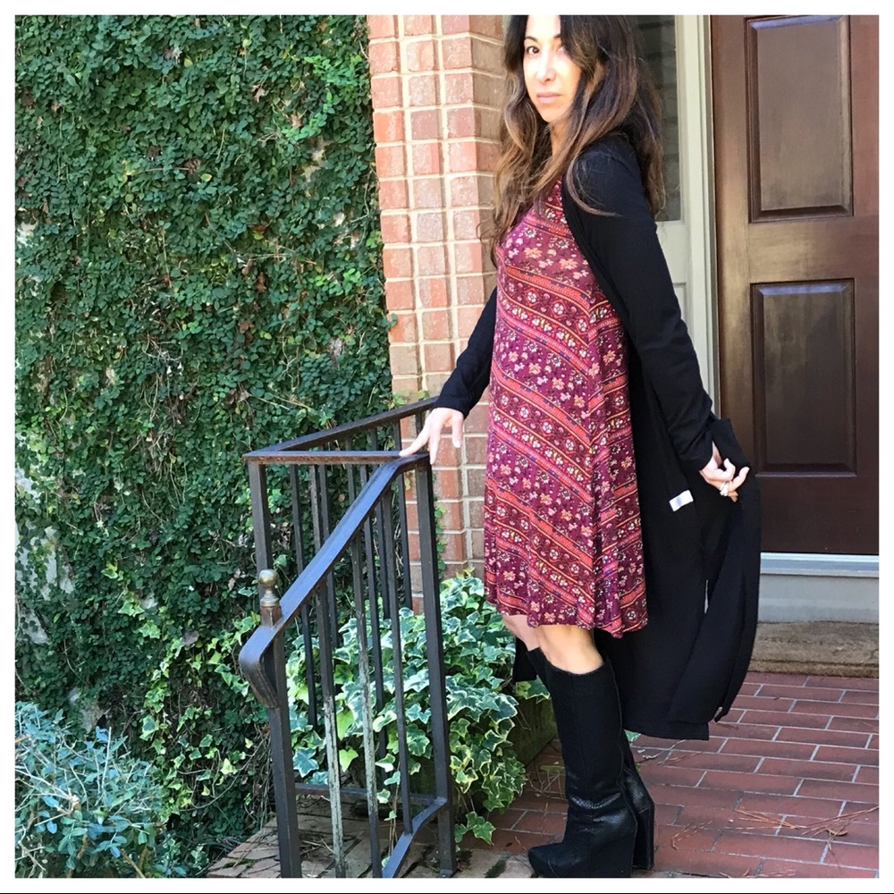 ✨LAST ONE ✨Black knit side pocket duster - Picture 5 of 6