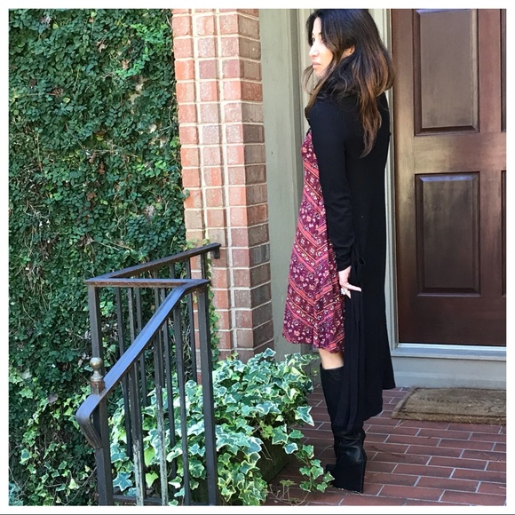 ✨LAST ONE ✨Black knit side pocket duster - Picture 6 of 6