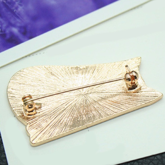 ✨HP!!✨ NEW Black Cat and White Cat Enamel Brooches - Picture 6 of 6