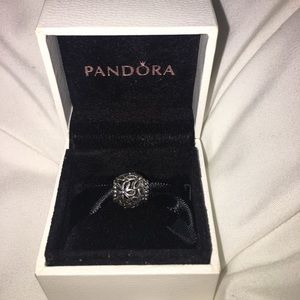 Pandora wildflower walk openwork charm