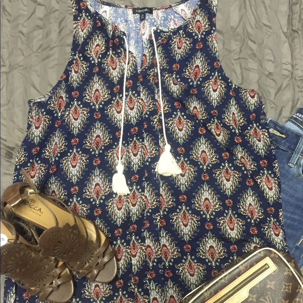Cute pattern tank top