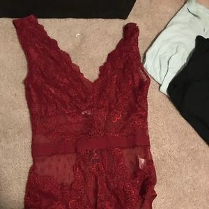Body suit- never worn. Lace.