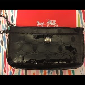 Coach Patent Leather Wristlet/Wallet
