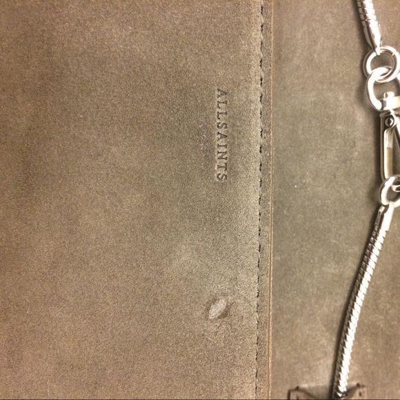 All Saints Bansho Shearling Shoulder Bag - Picture 4 of 6