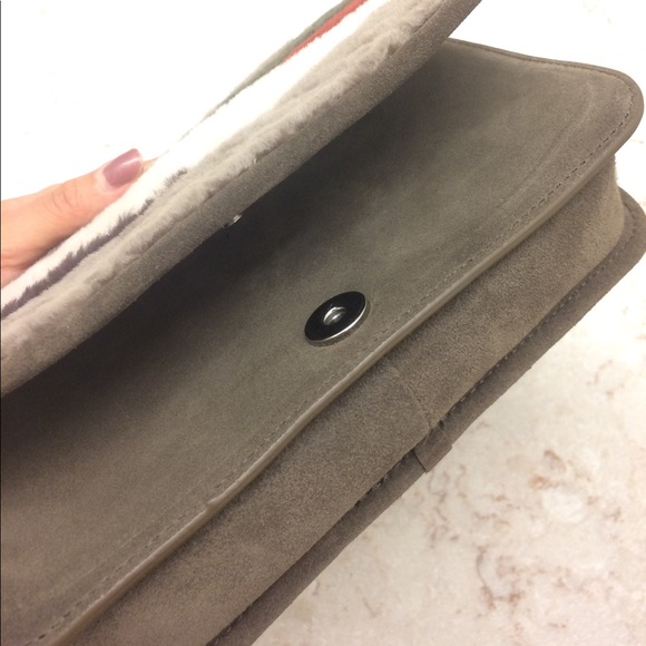 All Saints Bansho Shearling Shoulder Bag - Picture 6 of 6