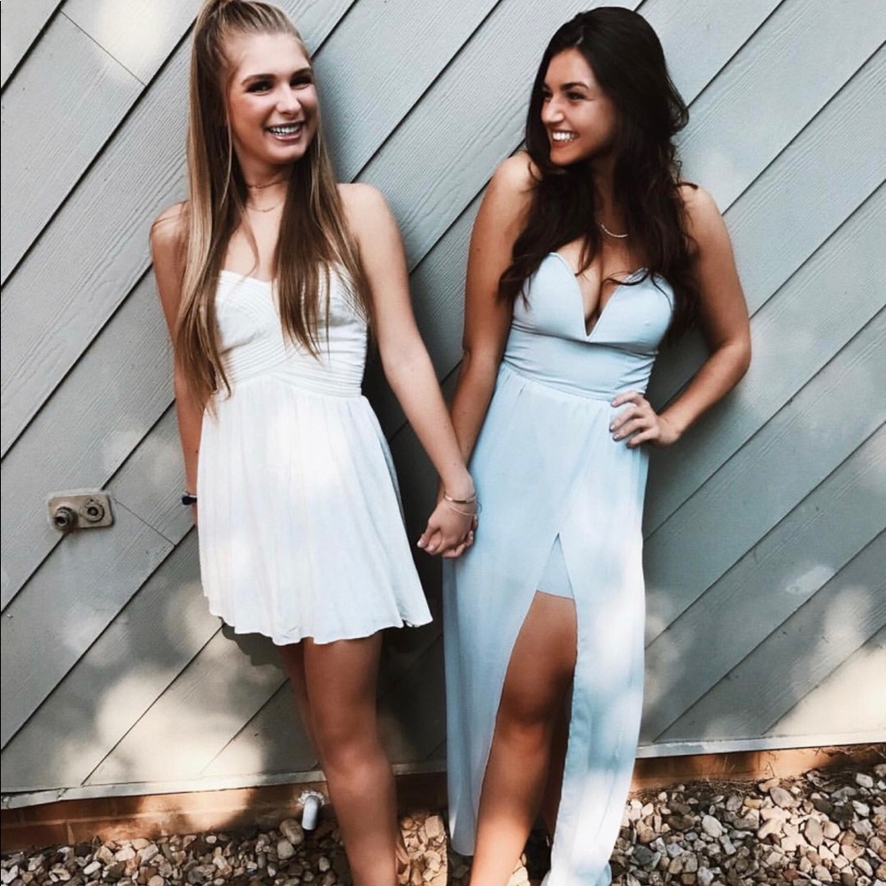 Blue dress