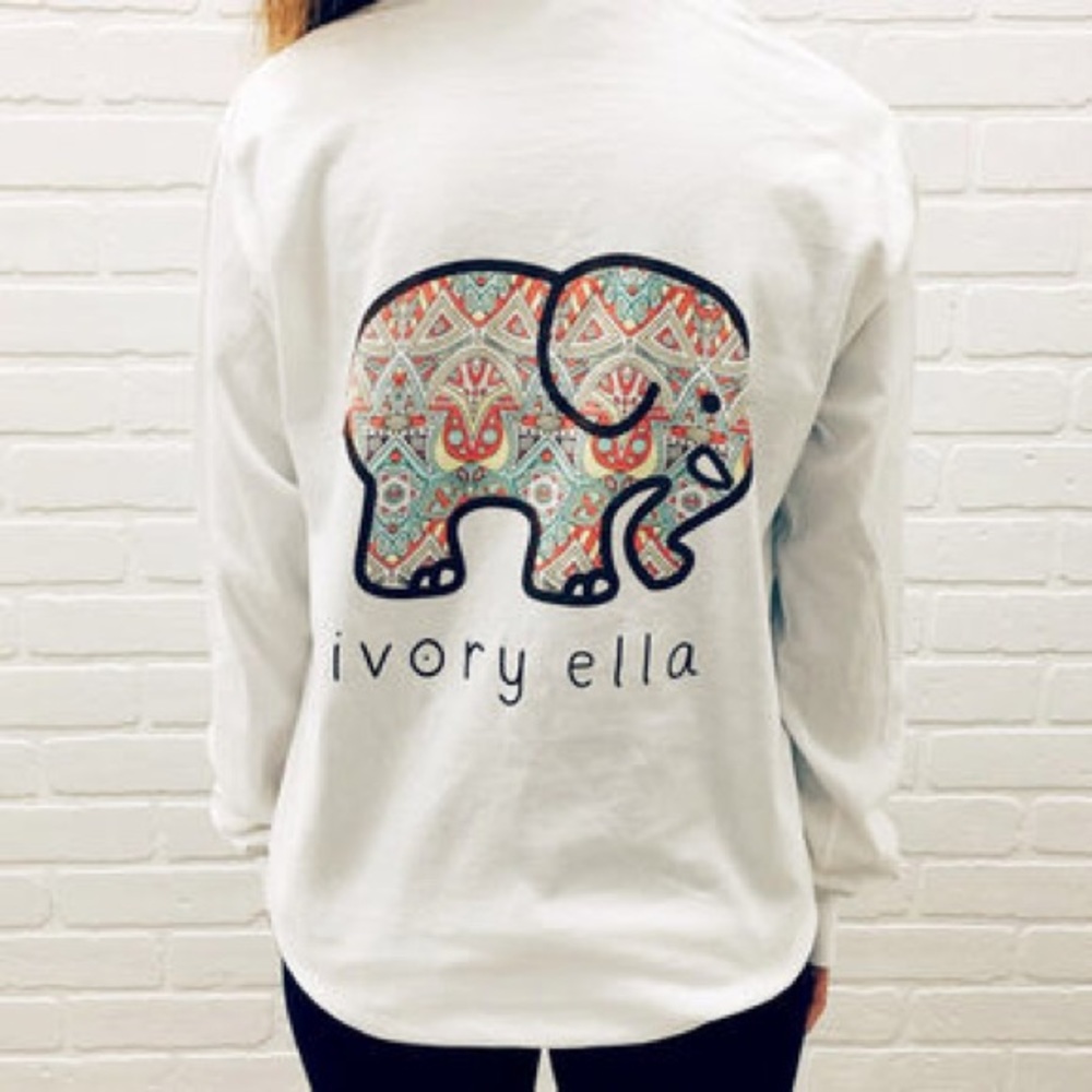Ivory Ella White Long Sleeve NWOT