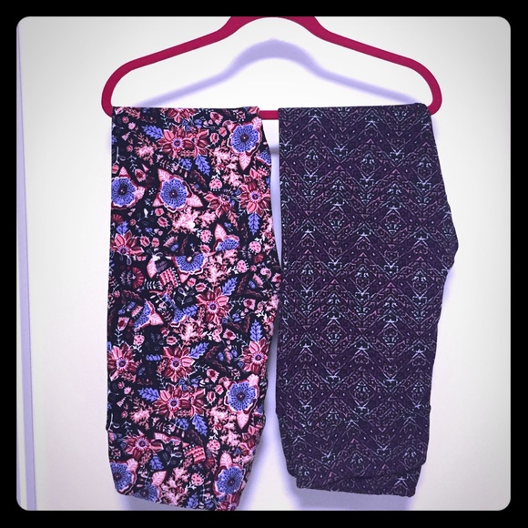 LuLaRoe Pants - EUC Lularoe TC Leggings 2-pack