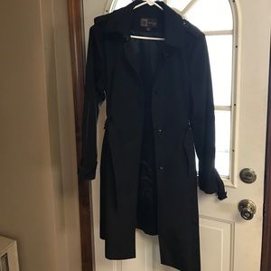 Black trench coat